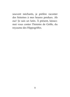 Le voyage de Griffe