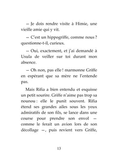 Le voyage de Griffe