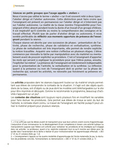 Enseigner le nombre à l'école maternelle PS, MS, GS