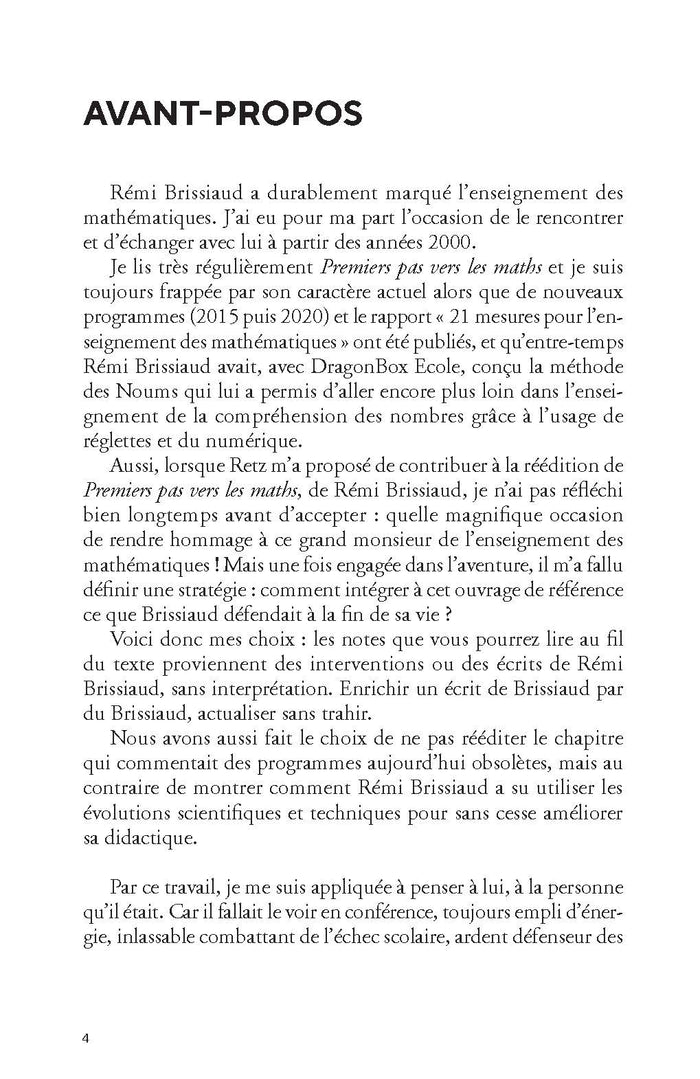 Premiers pas vers les maths