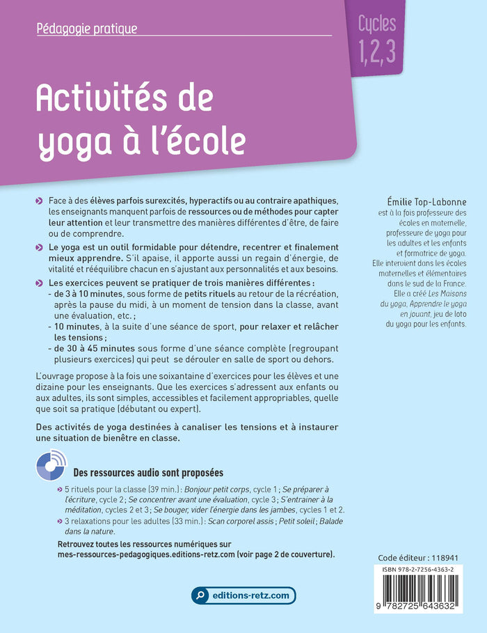 Activités de yoga en classe maternelle et élémentaire + ressources numériques