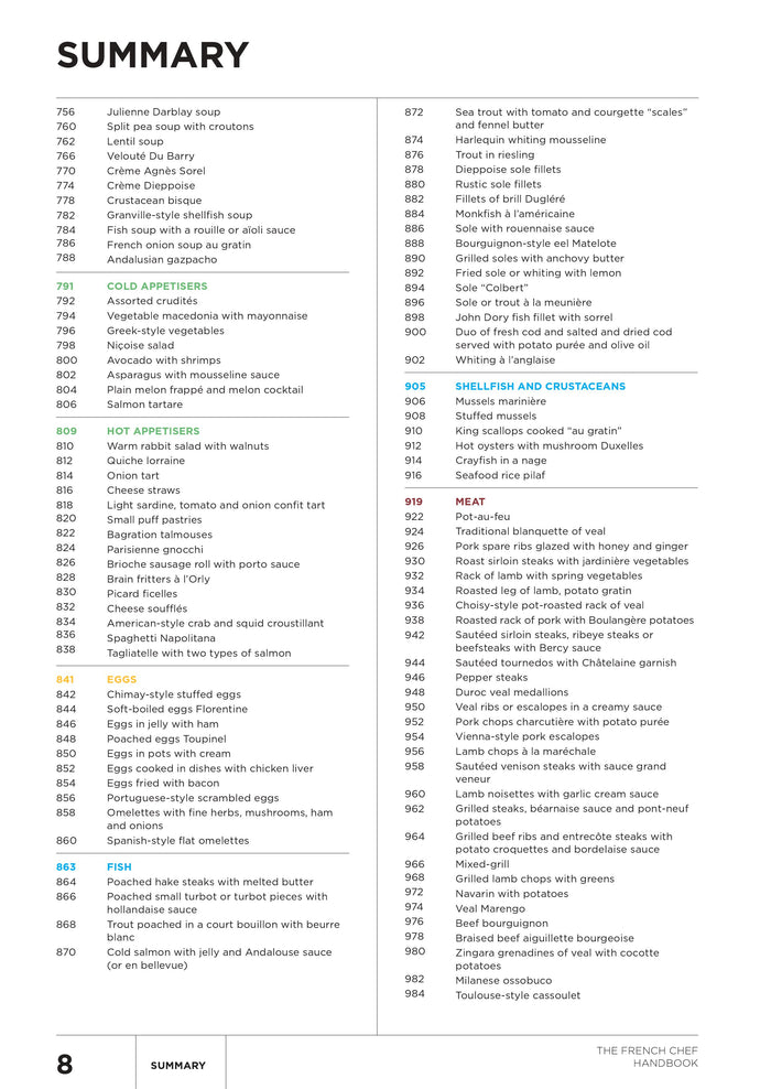 The French Chef Handbook