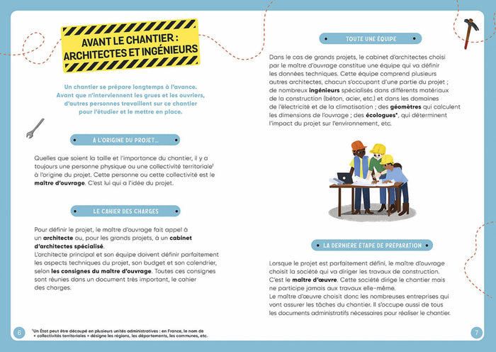 A la découverte du chantier