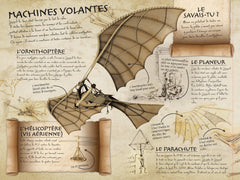 Détache... et crée les inventions de Léonard de Vinci
