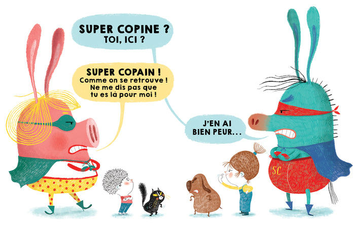 Supercopain contre super copine (le duel)