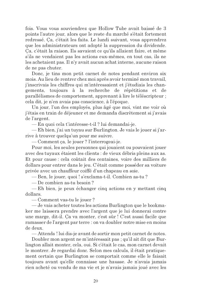 Mémoires d'un spéculateur