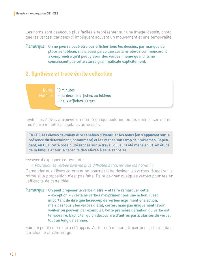 Réussir en conjugaison CE1-CE2