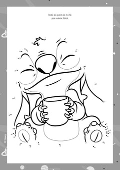 Disney Stitch - Fantastic' Colos (Stitch et Leroy) - Coloriages codés et numérotés, points à relier et bien d'autres encore !