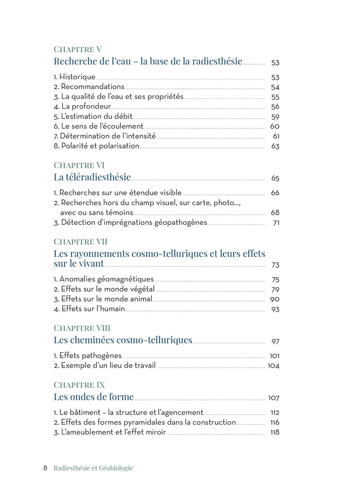 Radiesthésie et géobiologie