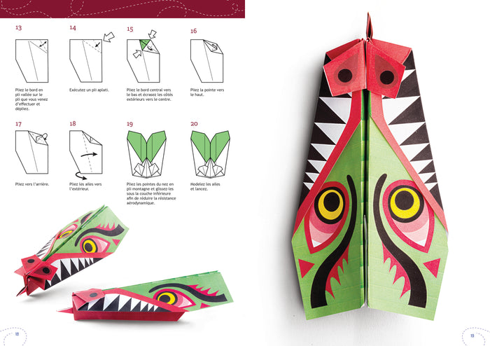 Dragons volants - Fantastiques avios en papier