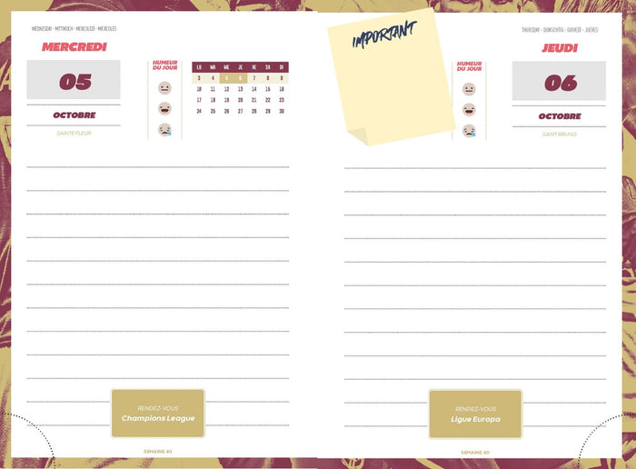 Agenda Telefoot 2022-2023