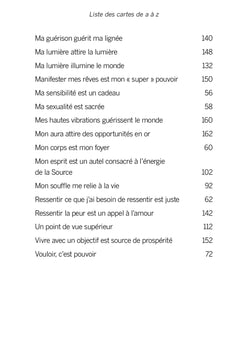 Elève tes vibrations - Cartes énergétiques