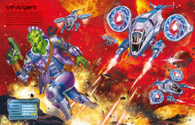 Construis tes aliens et guerriers de l'espace avec des autocollants