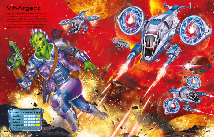 Construis tes aliens et guerriers de l'espace avec des autocollants