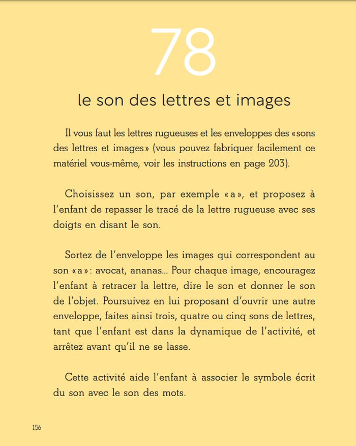 100 activités Montessori pour préparer mon enfant à lire et à écrire