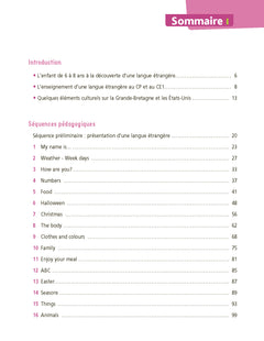 Initiation à l'anglais CP-CE1 - + ressources numériques