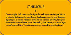 Pocket Zodiac - Taureau