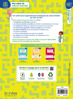 Mon cahier de calcul mental CE1-CE2