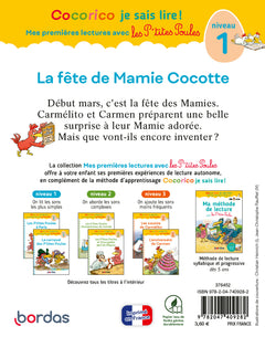 Cocorico Je sais lire ! 1res lectures avec les P'tites Poules - La fête de Mamie Cocotte Niveau 1