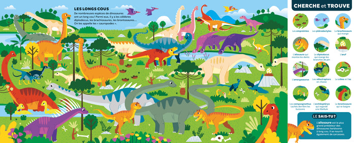 P'tit ludoc - Cherche et trouve : Les dinosaures