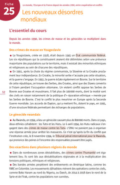 Repères clés bac Histoire Terminale