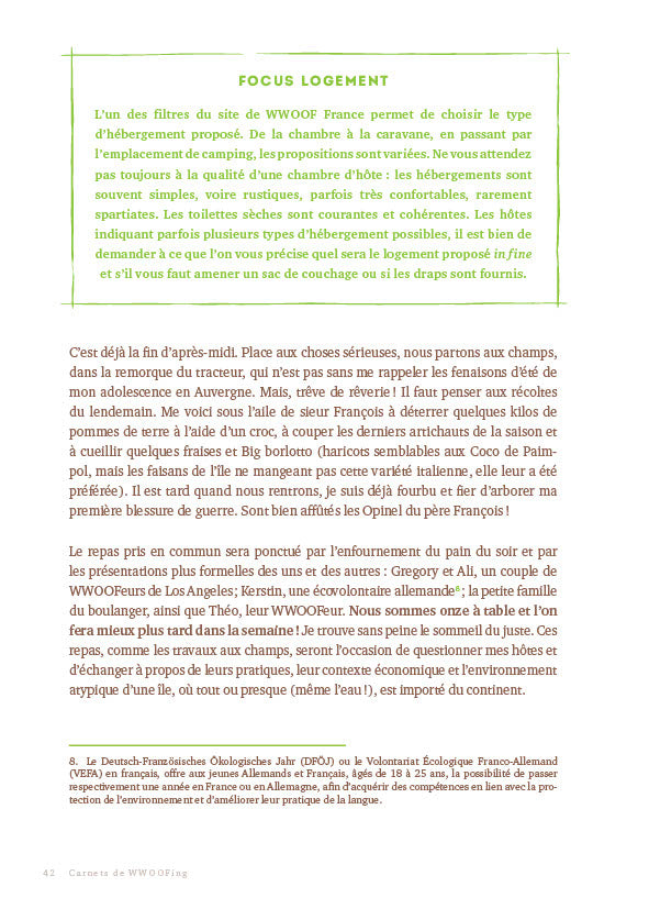 Carnets de wwoofing