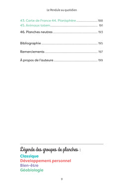 Le Pendule au quotidien