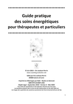 Guide pratique des soins énergétiques pour thérapeutes et particuliers