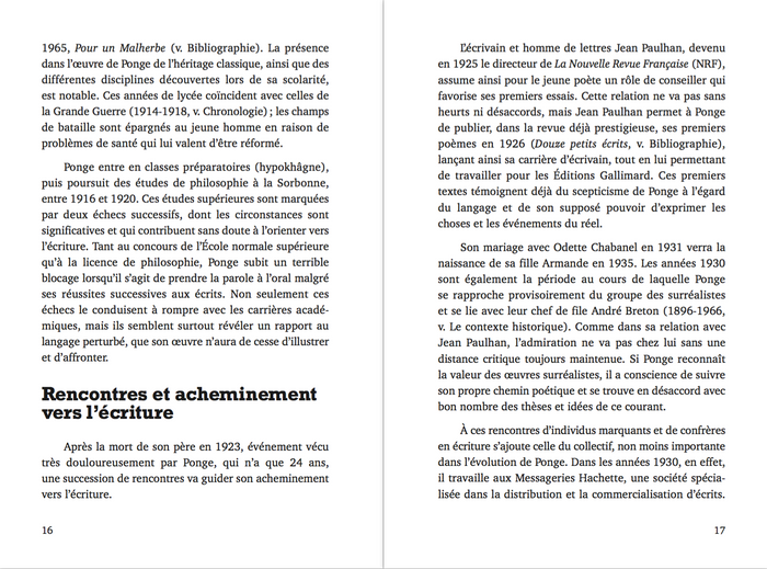 Francis Ponge, La rage de l'expression