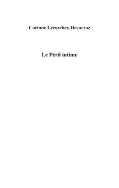 Le Péril intime