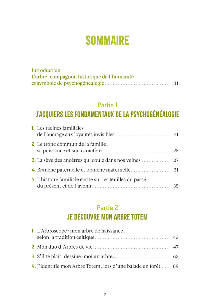 Accueillez les messages de vos arbres totems