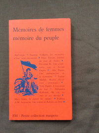 Memoires de femmes, mémoire du peuple : anthologie