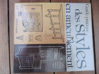 Guide pratique des styles en ameublement / petits meubles, armoires, canapes, buffets, bahuts, lits