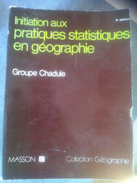 Initiation aux pratiques statistiques en géographie