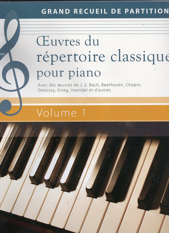 Oeuvres du répertoire classique pour piano Volume 1