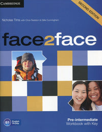 Face2Face Second Edition Workbook with Key Pre-Intermediate