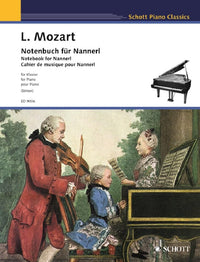 Notenbuch (petit cahier de musique pour Nannerl) für Nannerl --- Piano