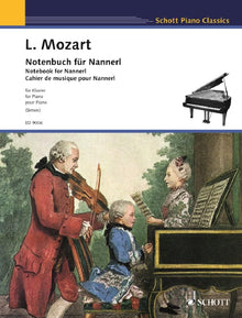 Notenbuch (petit cahier de musique pour Nannerl) für Nannerl --- Piano