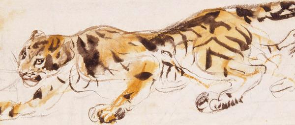 Delacroix - Chevaux et félins