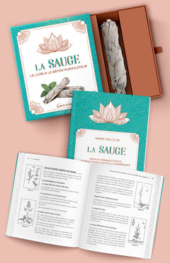 La Sauge - Le livre & le bâton purificateur - Coffret
