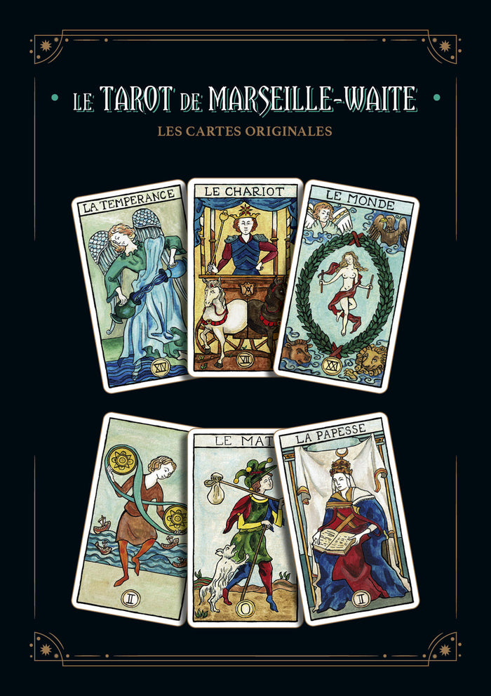 Le tarot de Marseille Waite - Bilingue français/anglais - Coffret