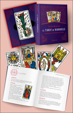 Le Tarot de Marseille - Coffret - Le livre & le jeu officiel de 78 lames
