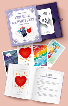 L'oracle des émotions - Le livre + 45 cartes - Coffret