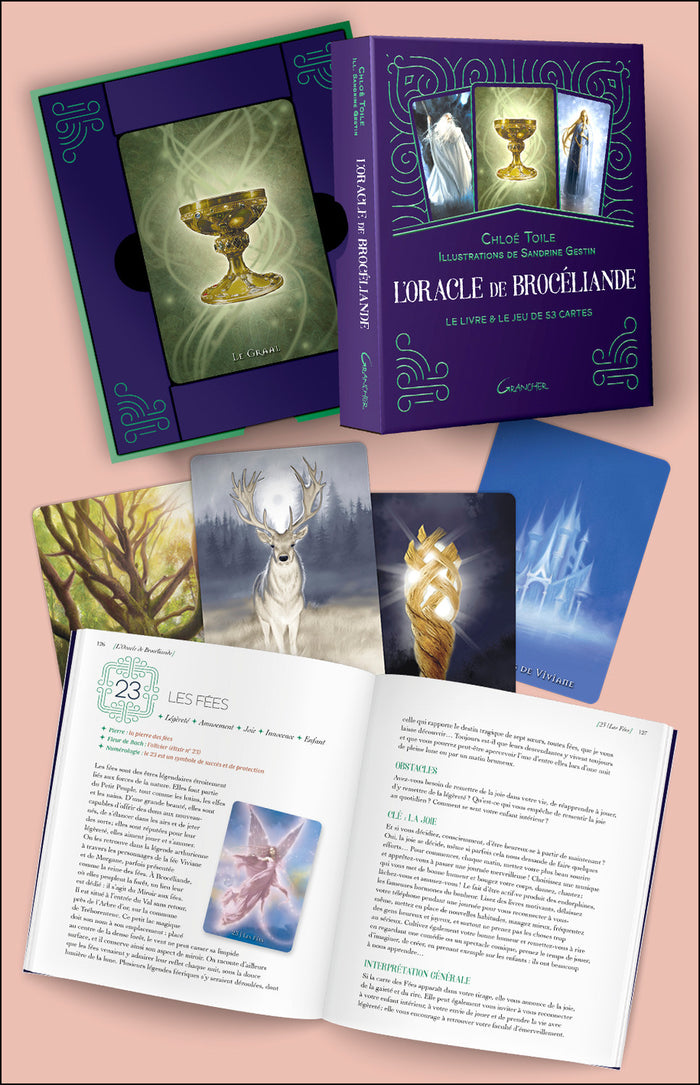 L'oracle de Brocéliande - Le livre et le jeu de 53 cartes - Coffret