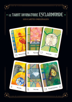 Tarot divinatoire Esclarmonde - Coffret - Les 22 arcanes majeurs & la notice