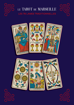 Le Tarot de Marseille - Coffret - Le livre & le jeu traditionnel de 78 lames