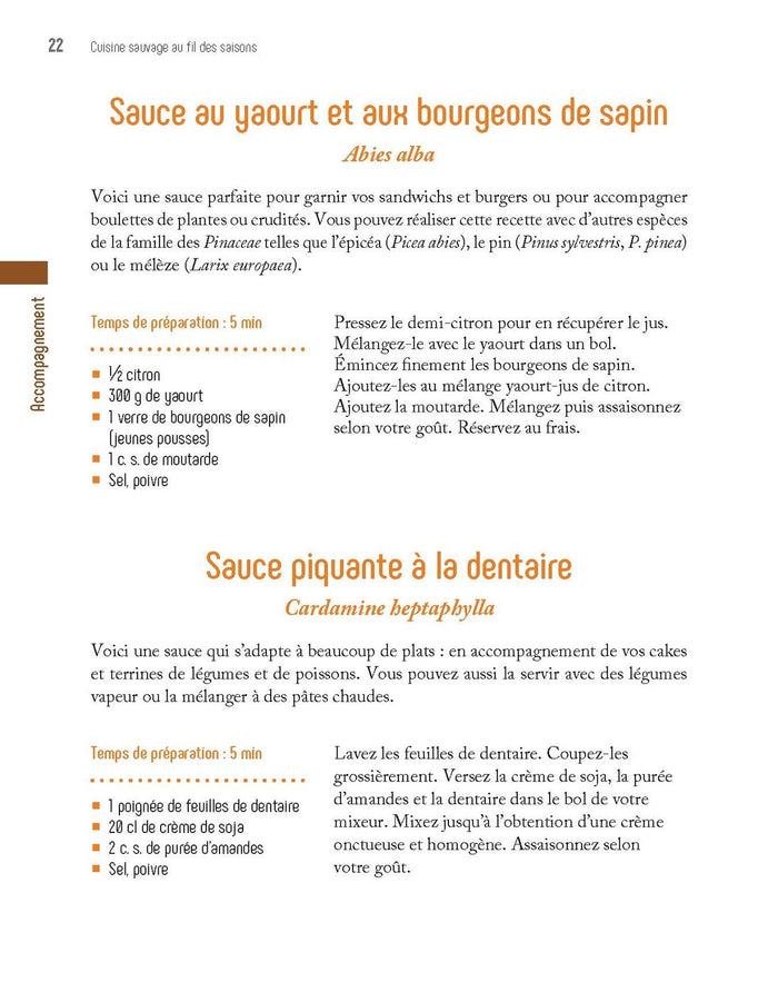 Cuisine sauvage au fil des saisons - 112 recettes familiales et gourmandes avec les plantes qui nous entourent