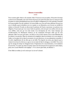 Simon et Merveilles