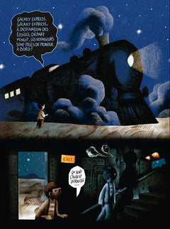 Train de nuit dans la Voie lactée