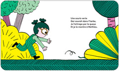 Une souris presque verte